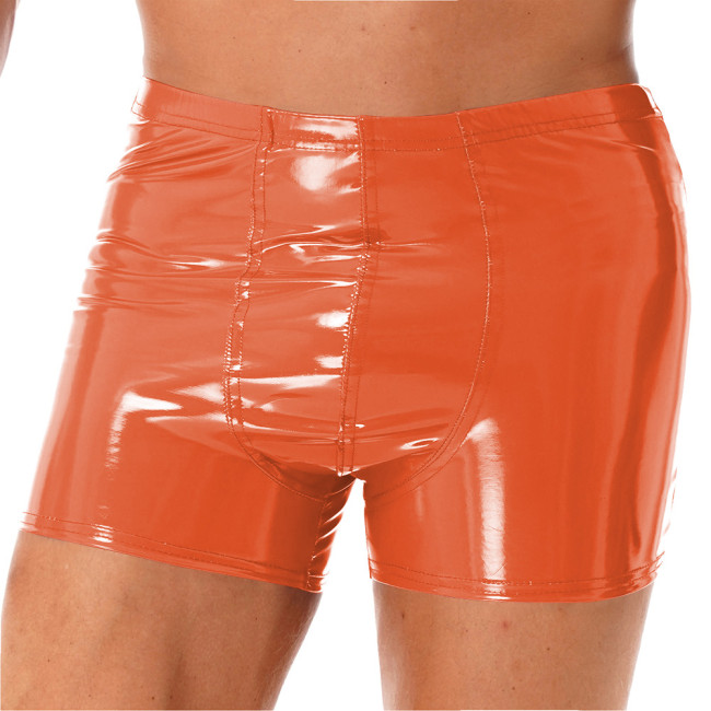 Glossy PVC Panties Shiny Wetlook Patent Leather Briefs Bodycon Clubwear Crossdressing Party Underwear Fetish Nightclub Lingerie