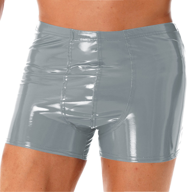 Glossy PVC Panties Shiny Wetlook Patent Leather Briefs Bodycon Clubwear Crossdressing Party Underwear Fetish Nightclub Lingerie