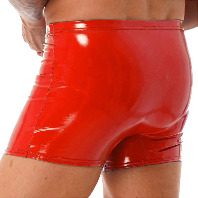 Glossy PVC Panties Shiny Wetlook Patent Leather Briefs Bodycon Clubwear Crossdressing Party Underwear Fetish Nightclub Lingerie