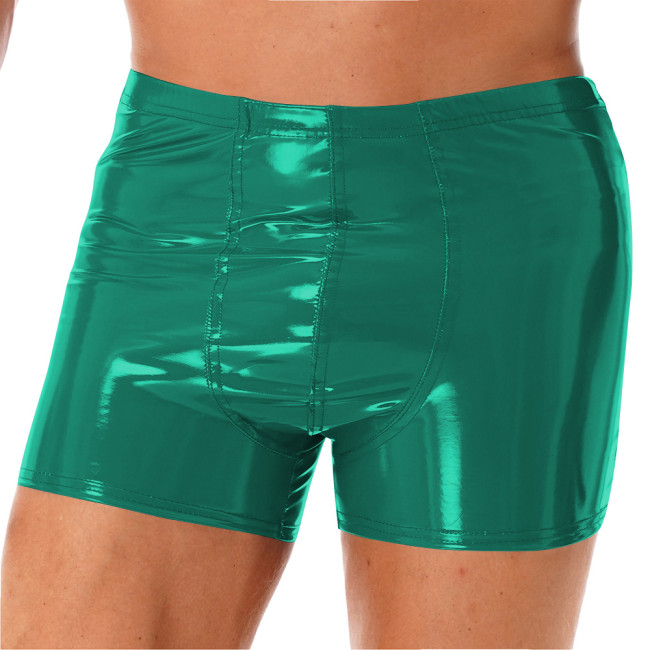 Glossy PVC Panties Shiny Wetlook Patent Leather Briefs Bodycon Clubwear Crossdressing Party Underwear Fetish Nightclub Lingerie