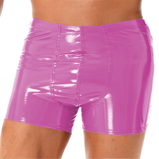 Glossy PVC Panties Shiny Wetlook Patent Leather Briefs Bodycon Clubwear Crossdressing Party Underwear Fetish Nightclub Lingerie