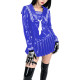 Shiny PVC Sailor Collar School Uniform 2 Piece Set Gothic Crop Top High Waist Pleated Mini Skirt Cosplay Lolita Anime Maid Dress
