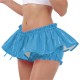 PVC Vinyl Leather Ruffles Shorts Sexy Low-rise Lolita Bloomers Sissy Glossy Solid Color Hot Pants with Skirt Cosplay Costume 7XL