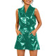 Fashion Turndown Collar Sleeveless PVC Vinyl Leather Romper with Belt Punk Button Front Pockets Playsuit Raves Party Jumpsuit