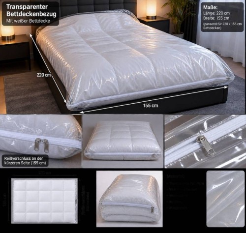 Clear Plastic PVC Bedding Set See-through Duvet Cover Clear PVC Bed sheet set Fitted sheet Plastic customed made size
