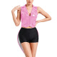 Womens Punk Sleeveless PVC Shiny Jackets Wet Look Lapel Collar Zipper Front Tailcoat Halloween Party Coat Vest Female Clubwear