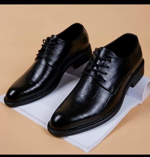 Genuine leather business men's shoes