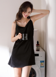 HOMELY Pajama, Comfy Black Dress