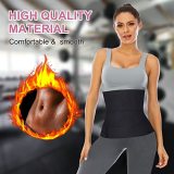 Waist Wrap, Waist Trainer for Women with Loop Design, Tightness Adjustable & Non-Slip, Plus Size, Invisible & Flexible for Stomach, Lower Belly Fat, Post Partum Black