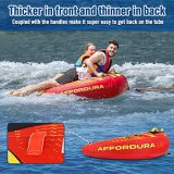 Affordura Towable Tubes for Boating Tubes for Boats to Pull, Boat Tubes and Towables with Quick Connector and Storage Bag