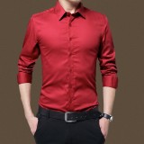 2020 New Men's Long Sleeve Shirt Formal Wear Professional Wholesale Shirt Long Sleeve Men's White Slim Men's Shirt