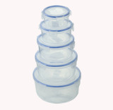 5 Pieces Clear Food Storage Containers with Lids for Lunch Meal Prep and Leftovers Dishwasher Safe Plastic Storage Box & Bins