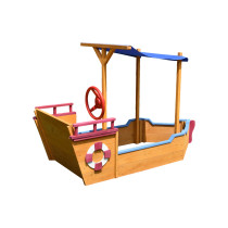 Backyard Garden Beach Toys Wooden Sandboxes for Kids Outdoor Sand Pit