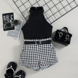 2022 summer dress two piece short set baby girls dresses kids clothing girls clothes set