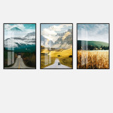 3D Pictures Modern Arts Living Room Decoration Still Life Paintings Diamond Landscape Crystal Porcelain Wall Art