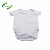 Prosub Sublimation Blank Baby Clothes Custom Print Plain Polyester Newborn Rompers Sublimation Baby Onsie