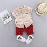 Apparel Manufacturing Children's Clothes Suit  100 Organic Cotton Summer Baby Boy Clothes For Kids