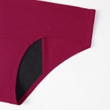 Custom 4 Layers Absorbent Heavy Flow Women Leak Proof Seamless Period Panties No Show Invisible French Cut Menstrual Underwear