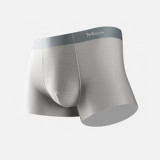 Traceless breathable solid color boxer mens underwear designed men's boxer briefs seamless ice silk men's briefs