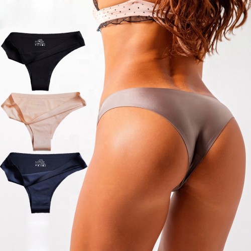 Women's Thin Lace Hollowed-Out T-Back Low Waist Ice Silk Sexy Cheeky Thong  See Panties (C(9 Pack)) price in UAE,  UAE