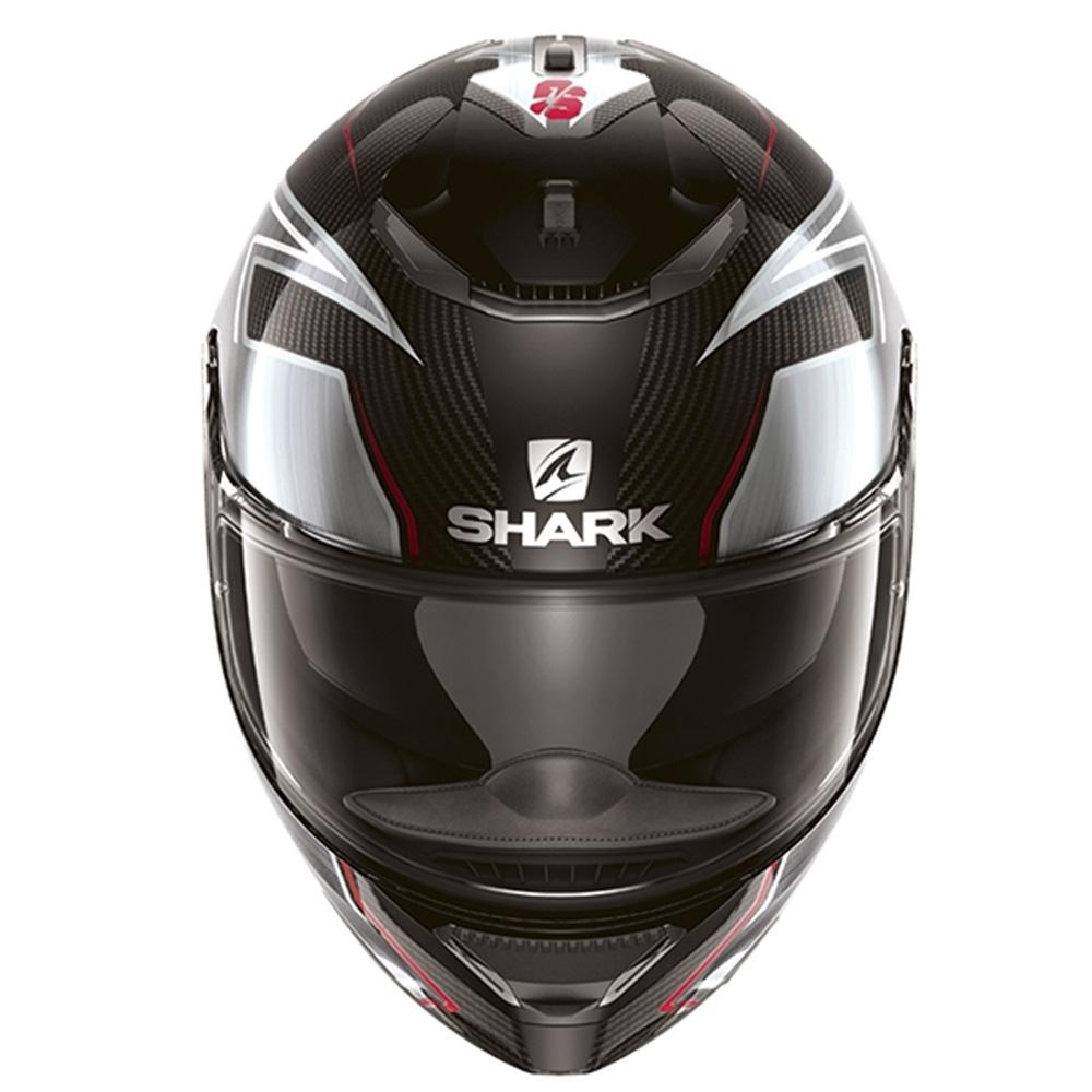 Shark Spartan Carbon Helmet - Guintoli Red / Metal