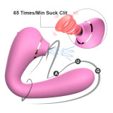 Pink Bendable Clit Sucker Vibrator Toys