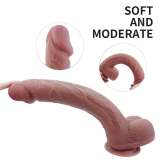 14.5 Inch Extra Large Realistic Silicone Dildo Huge American Cock