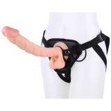 12 inch Unisex Strap-On Harness Kit With Long Textured Dildo