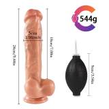 9.5 Inch Squirting Cock With Blue Veins Big Dildo