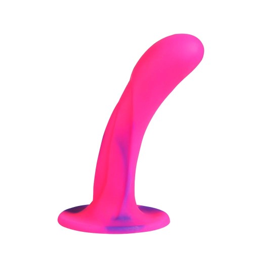 8 Inch Suction Cup Pink Anal Plug Silicone Dildo