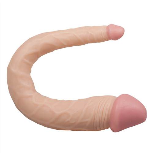14 Inch Realistic U-shaped Double Ended Dildo