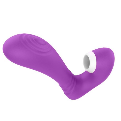 2 in 1 Sucking Vibrator with Remote