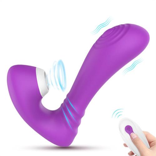 2 in 1 Sucking Vibrator with Remote