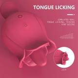 Rose With Tongue Licking and G-spot Vibration