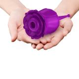 2 in 1 Flower Rose Toys Clit G-spot Vibration