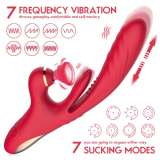 New Triple Stimulation Women Sucking Vibrator