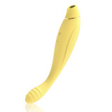 Dual Ends Sucking and Vibrating Toy for Women