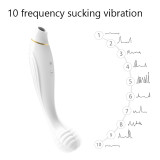 Dual Ends Sucking and Vibrating Toy for Women