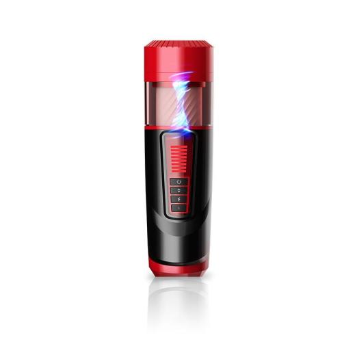 Thrusting and Spinning Male Suction Masturbator Electric Stroker Toy