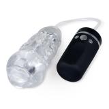 Electric Transparent Male Suction Masturbator Penis Vibrator