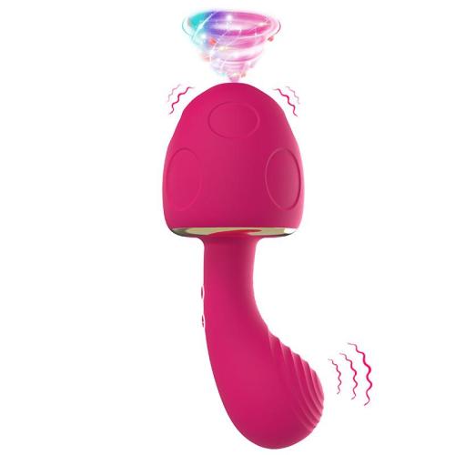 Heated Mushroom Sucking Vibrator G-spot Stimulator