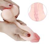 6.7 Inch Real Feel Cock Sleeve Male Vagina Pussy Cup