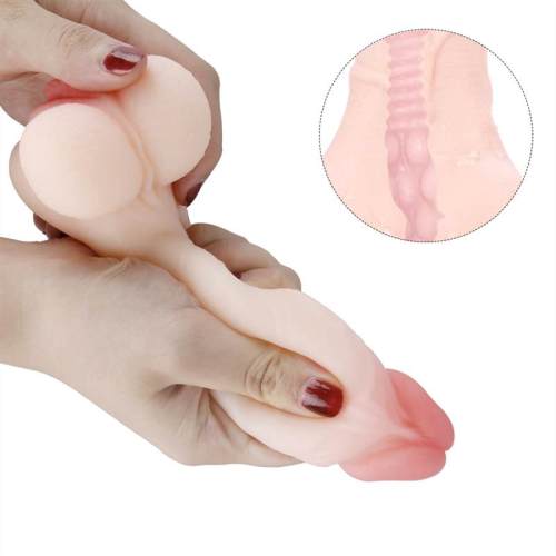 6.7 Inch Real Feel Cock Sleeve Male Vagina Pussy Cup