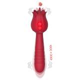 Red Rose Female Toy Flower Vibrator