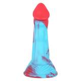 8.7 Inch Suction Cup Colours Anal Snake Dildo