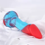 8.7 Inch Suction Cup Colours Anal Snake Dildo