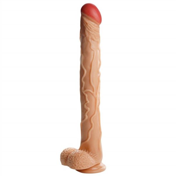 16 Inch Extra Long PVC Suction Cup Dildo