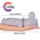 12 Inch Huge PVC Suction Cup Dildo