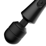 Rechargeable Big Black Wand Massager for Women