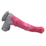 9.5 Inch Pink Horse Dildo Realistic Animal Penis